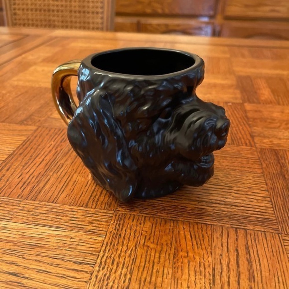 Tabitha Brown, black dog mug